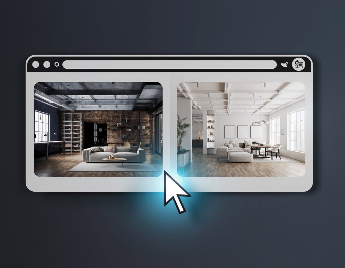 Bildpaar-Vergleich im Fragebogen